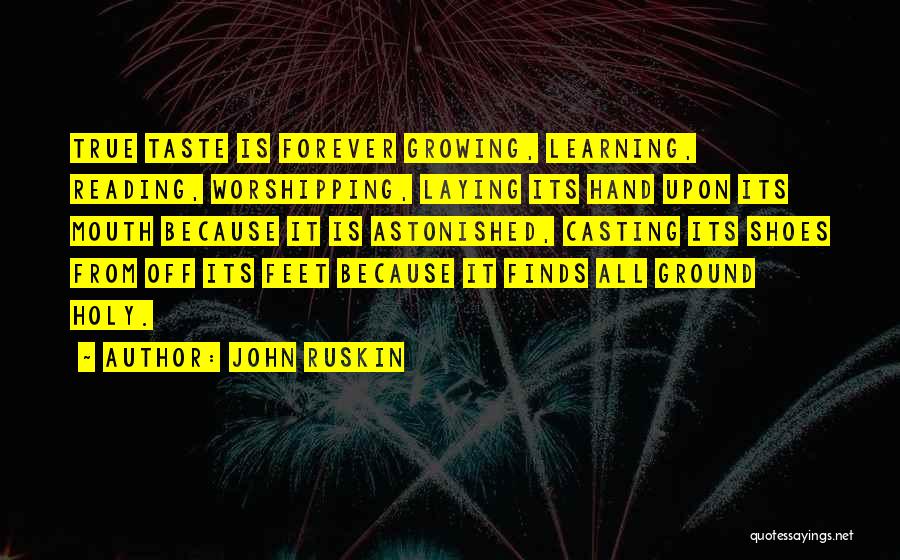 Hand Off Quotes By John Ruskin