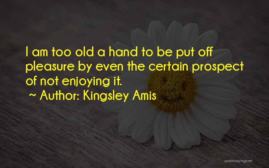 Hand Off Quotes By Kingsley Amis