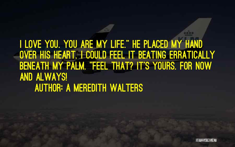 Hand Over Heart Quotes By A Meredith Walters