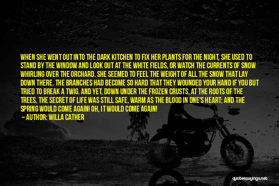 Hand Over Heart Quotes By Willa Cather