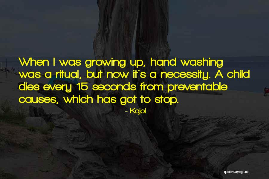 Hand Washing Quotes By Kajol