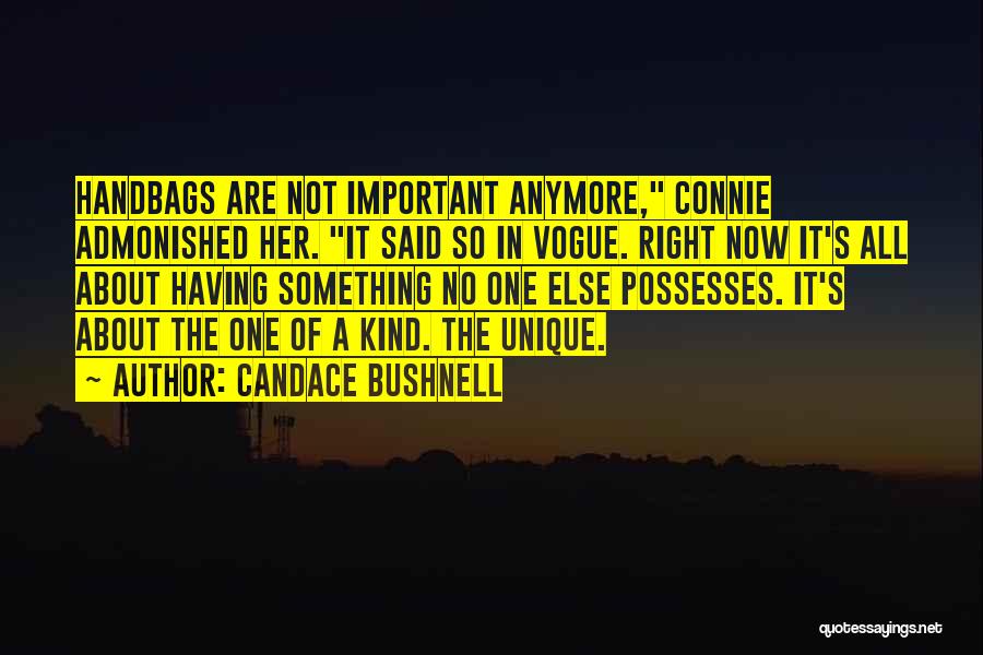 Handbags Quotes By Candace Bushnell