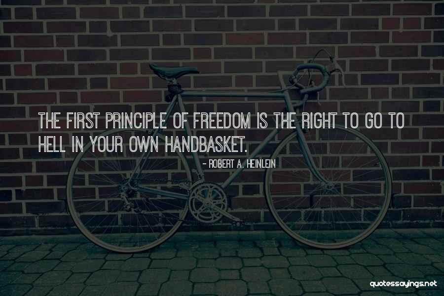 Handbasket To Hell Quotes By Robert A. Heinlein Handbasket To Hell Quotes By Robert A. Heinlein