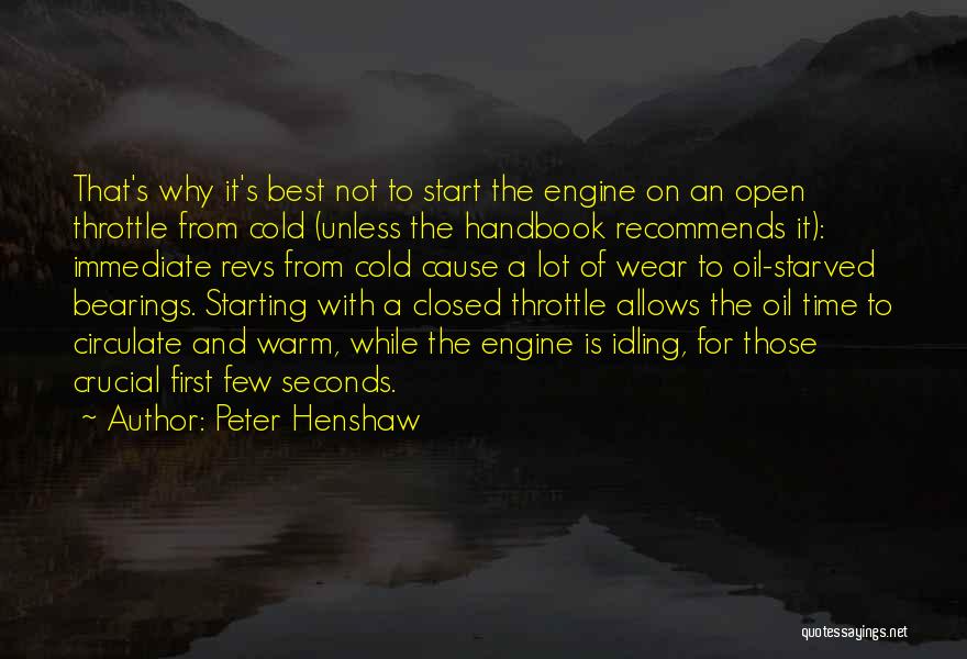 Handbook Quotes By Peter Henshaw