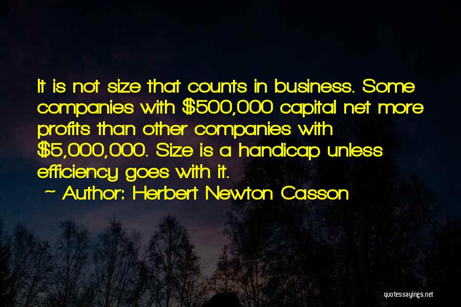 Handicap Quotes By Herbert Newton Casson