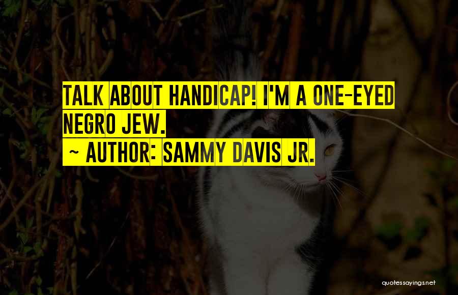 Handicap Quotes By Sammy Davis Jr.