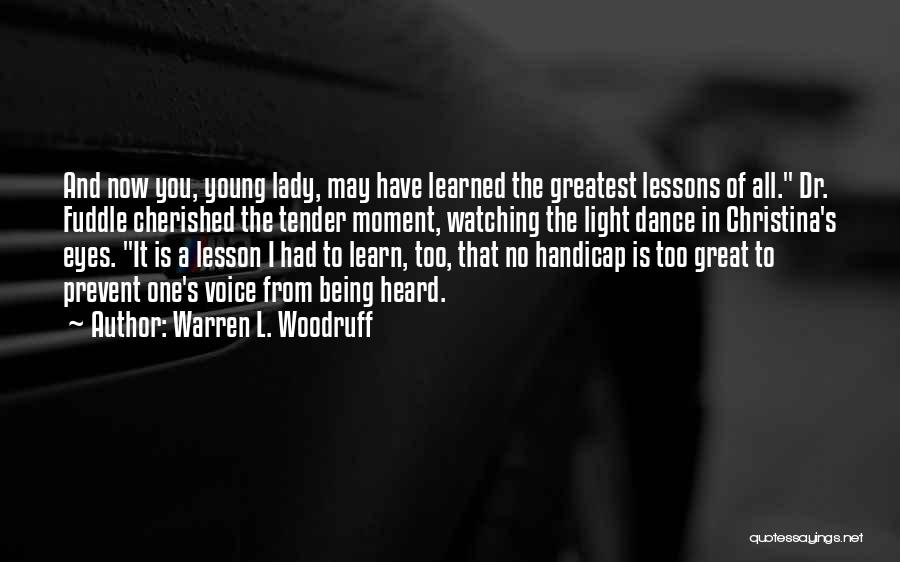 Handicap Quotes By Warren L. Woodruff