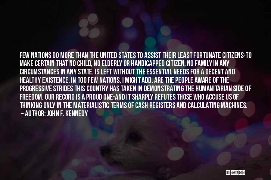 Handicapped Child Quotes By John F. Kennedy