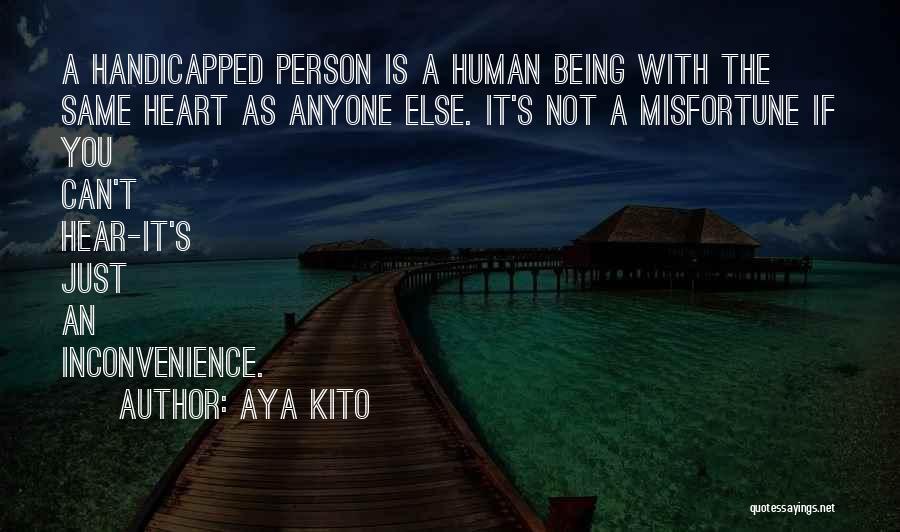 Handicapped Quotes By Aya Kito