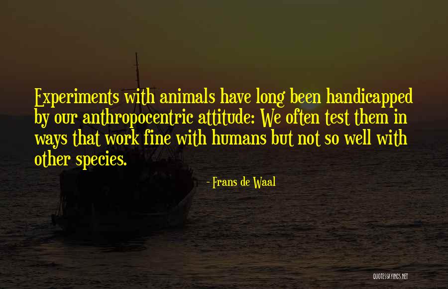 Handicapped Quotes By Frans De Waal Handicapped Quotes By Frans De Waal