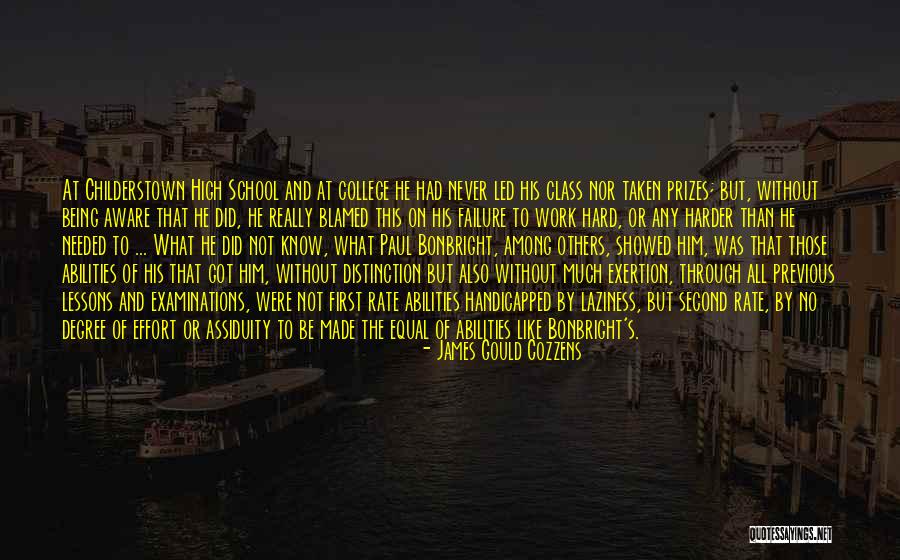 Handicapped Quotes By James Gould Cozzens Handicapped Quotes By James Gould Cozzens