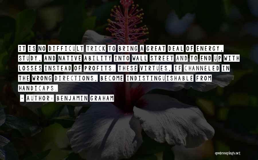 Handicaps Quotes By Benjamin Graham