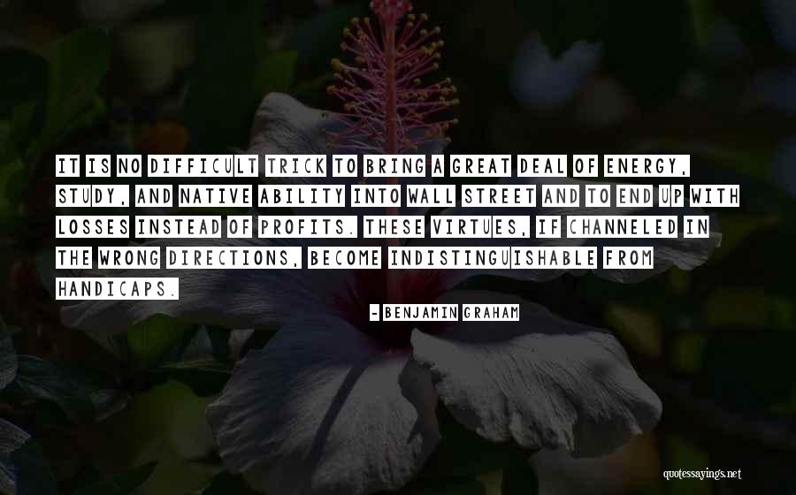 Handicaps Quotes By Benjamin Graham Handicaps Quotes By Benjamin Graham