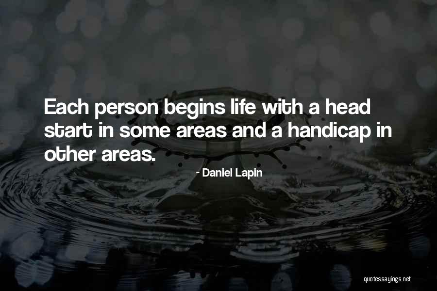 Handicaps Quotes By Daniel Lapin Handicaps Quotes By Daniel Lapin