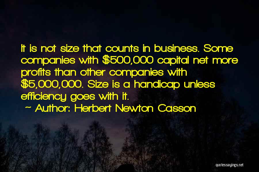 Handicaps Quotes By Herbert Newton Casson