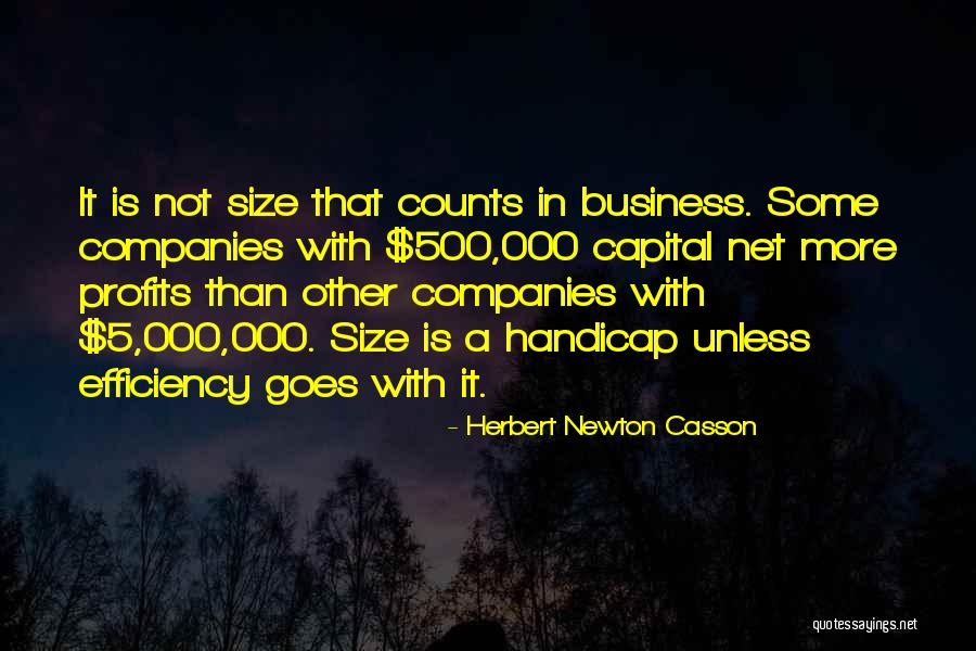 Handicaps Quotes By Herbert Newton Casson