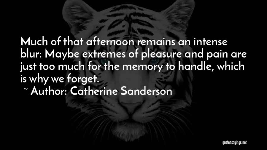 Handle Pain Quotes By Catherine Sanderson