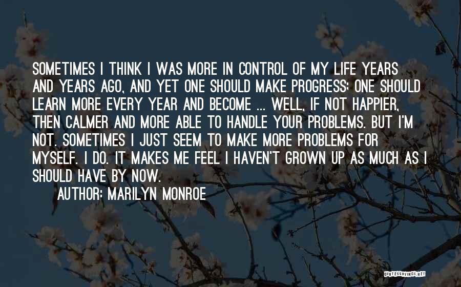 Handle Problems Quotes By Marilyn Monroe