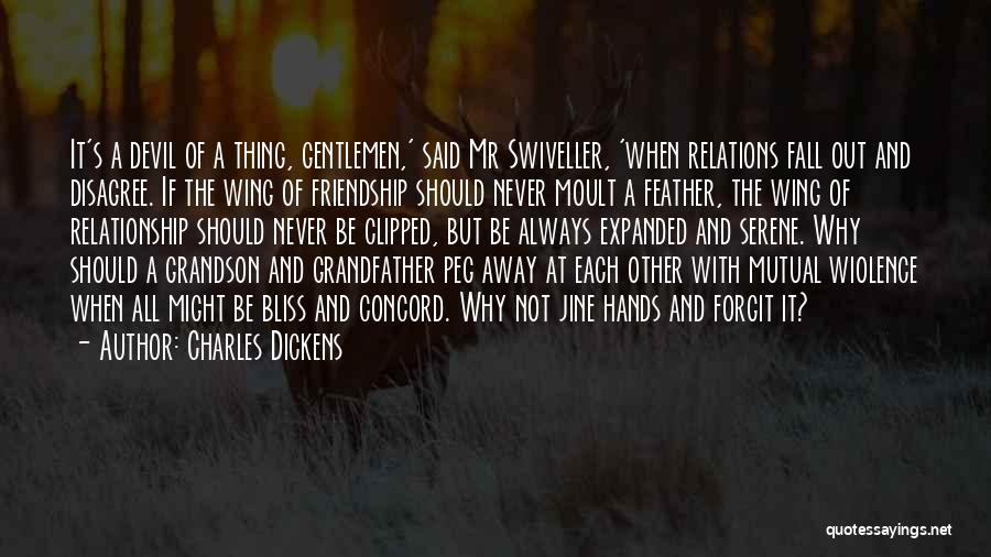 Hands And Friendship Quotes By Charles Dickens