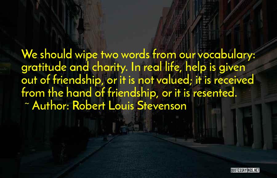 Hands And Friendship Quotes By Robert Louis Stevenson