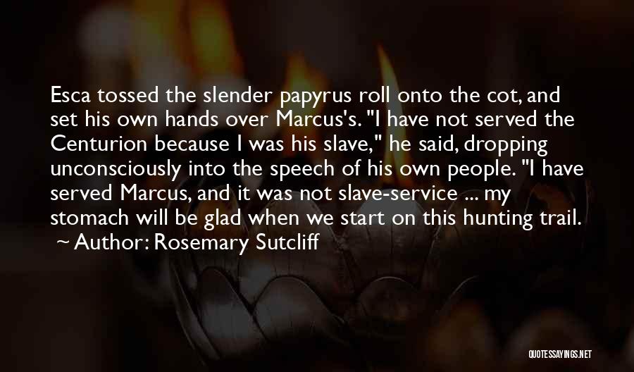 Hands And Friendship Quotes By Rosemary Sutcliff