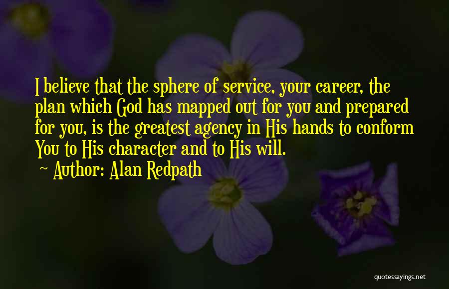 Hands And Service Quotes By Alan Redpath