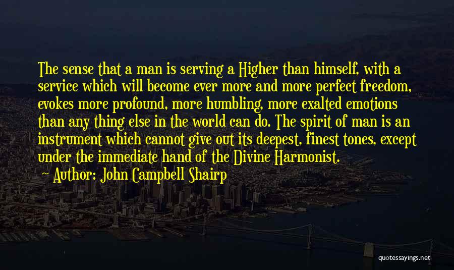 Hands And Service Quotes By John Campbell Shairp