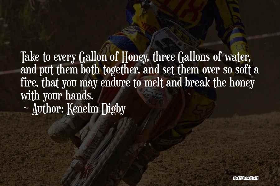 Hands And Water Quotes By Kenelm Digby