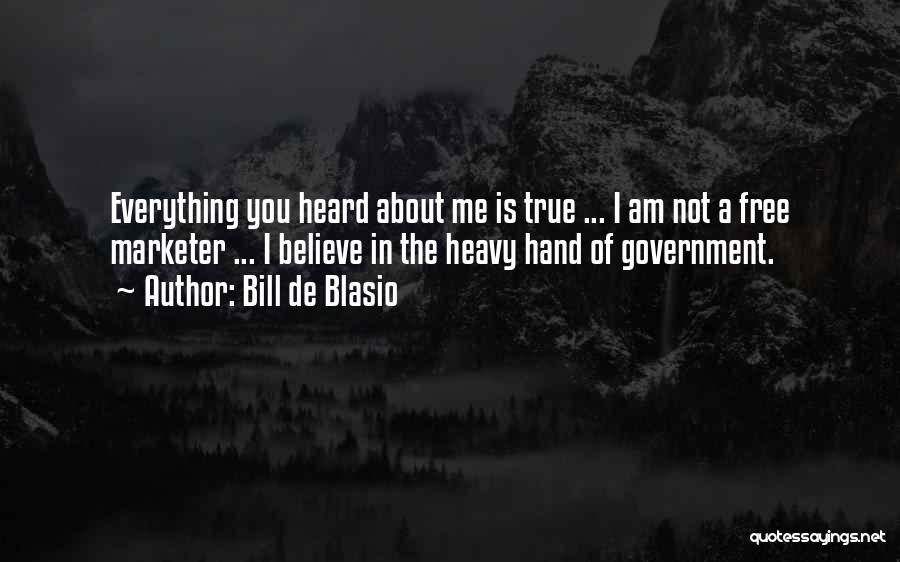 Hands Free Quotes By Bill De Blasio