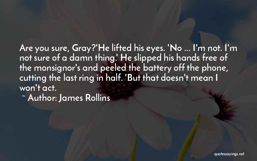 Hands Free Quotes By James Rollins