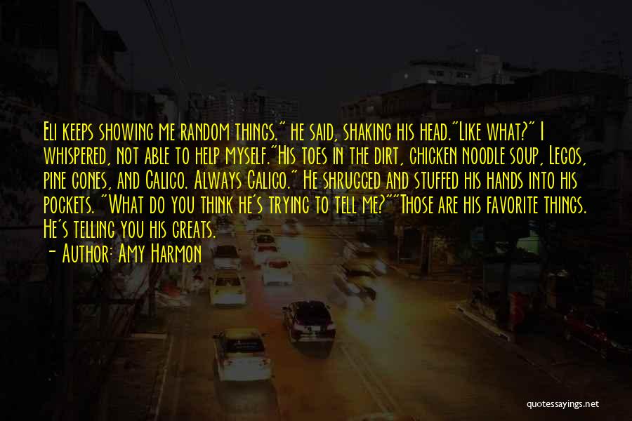 Hands In Pockets Quotes By Amy Harmon