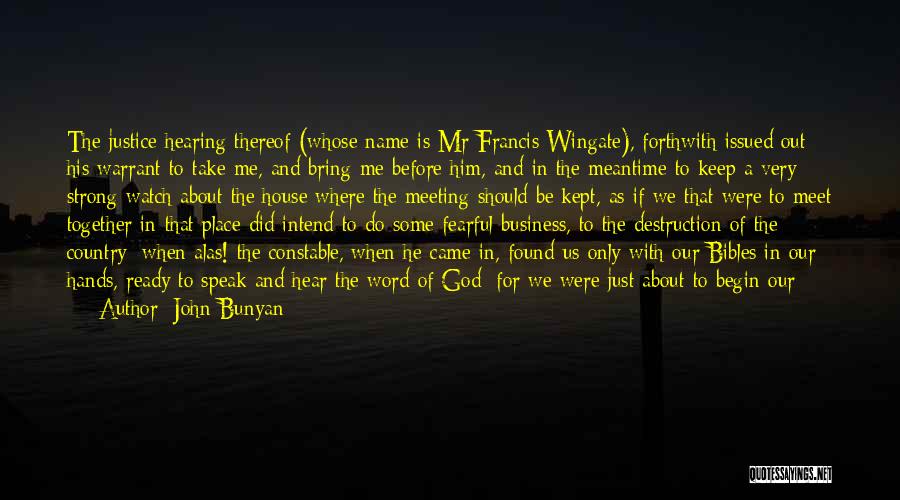 Hands In Prayer Quotes By John Bunyan
