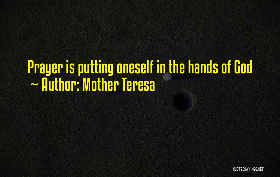 Hands In Prayer Quotes By Mother Teresa