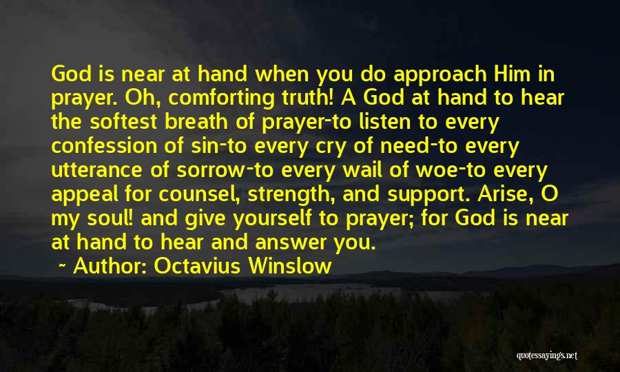 Hands In Prayer Quotes By Octavius Winslow