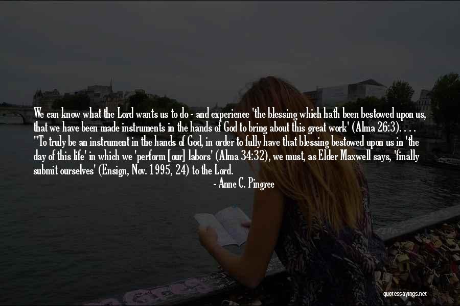 Hands Of God Quotes By Anne C. Pingree Hands Of God Quotes By Anne C. Pingree