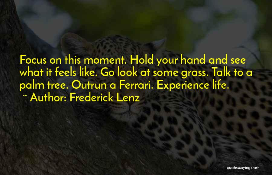 Hands On Experience Quotes By Frederick Lenz