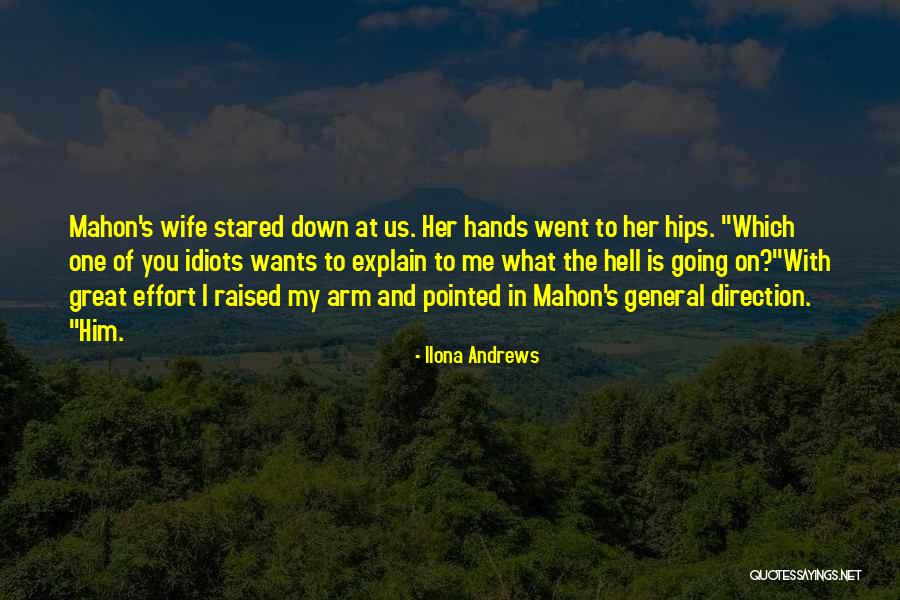 Hands On Hips Quotes By Ilona Andrews