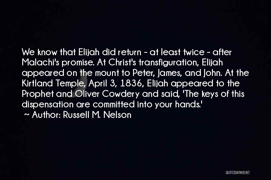 Hands Quotes By Russell M. Nelson