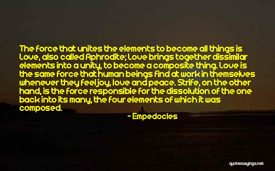 Hands Together Quotes By Empedocles Hands Together Quotes By Empedocles