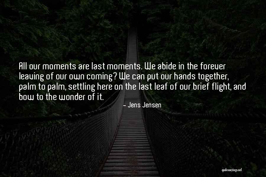Hands Together Quotes By Jens Jensen Hands Together Quotes By Jens Jensen