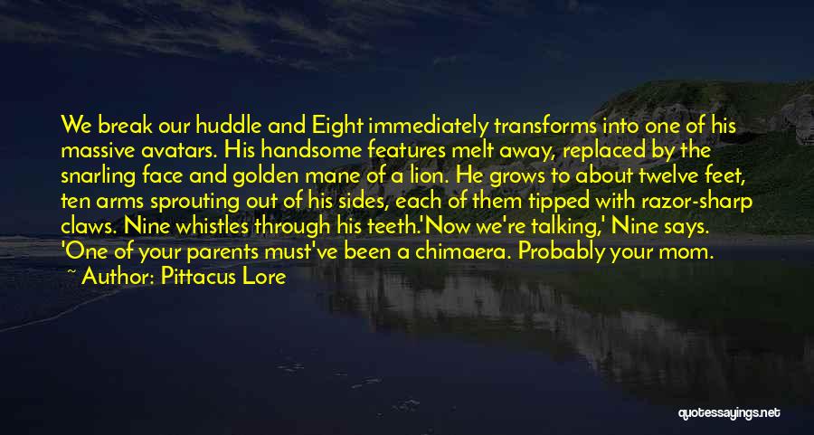 Handsome Face Quotes By Pittacus Lore