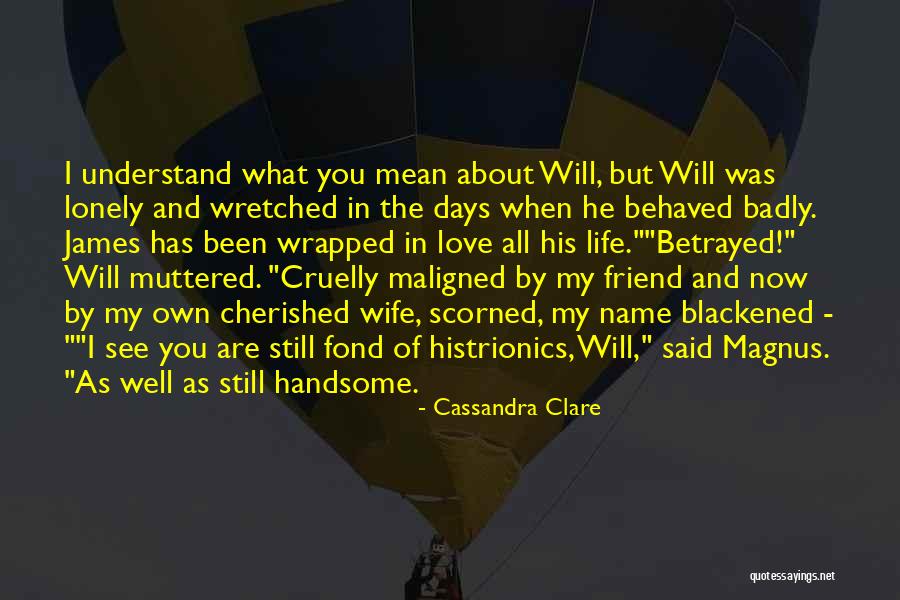 Handsome Friend Quotes By Cassandra Clare Handsome Friend Quotes By Cassandra Clare
