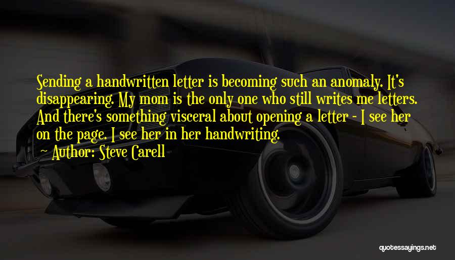 Handwritten Letter Quotes By Steve Carell