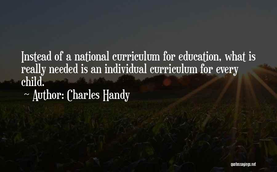 Handy Quotes By Charles Handy