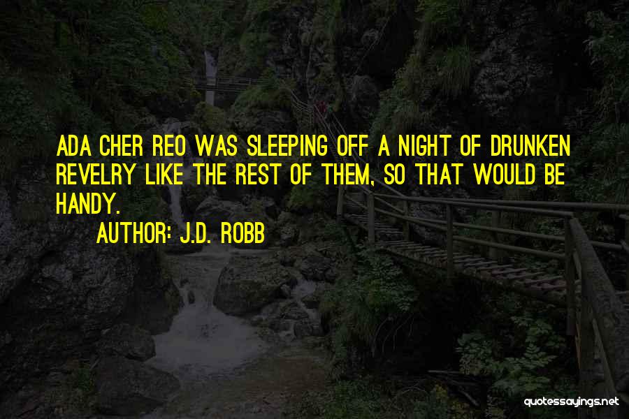 Handy Quotes By J.D. Robb