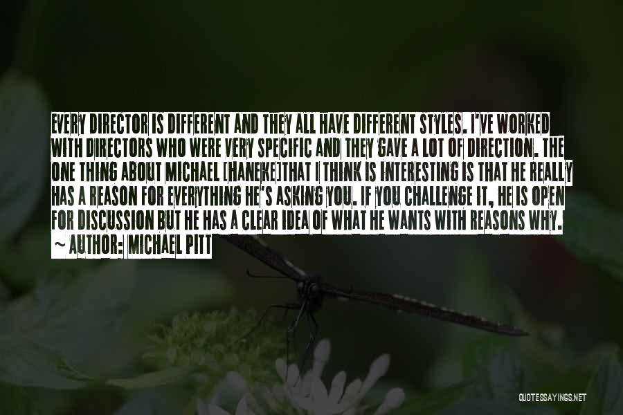 Haneke Quotes By Michael Pitt