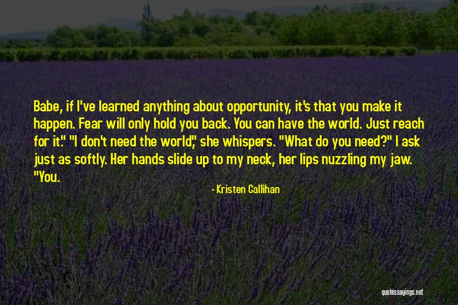 Hanff Composer Quotes By Kristen Callihan