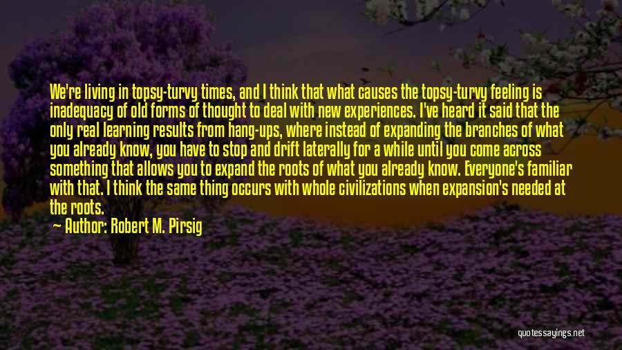 Hang Ups Quotes By Robert M. Pirsig