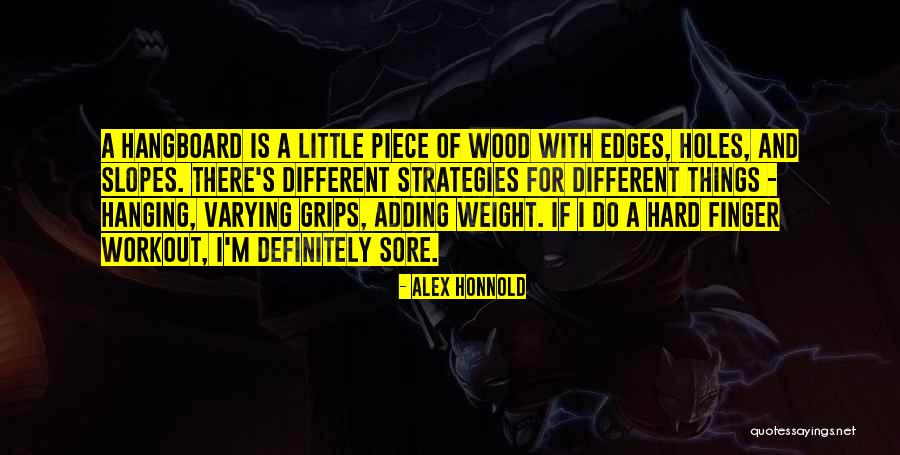 Hangboard Quotes By Alex Honnold Hangboard Quotes By Alex Honnold