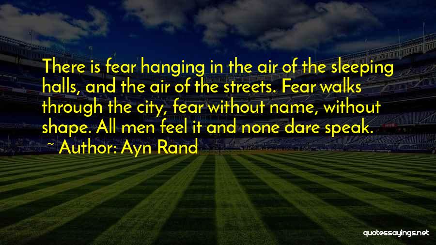 Hanging In There Quotes By Ayn Rand